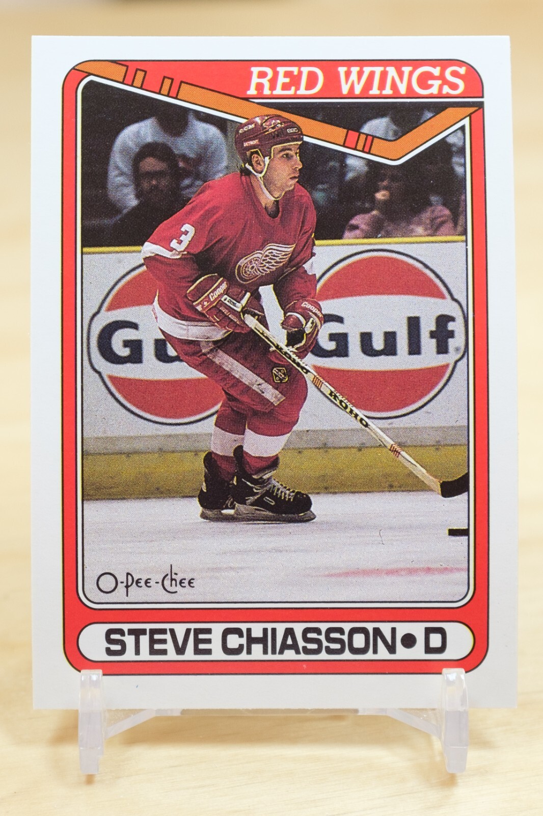 1990-91 O-Pee-Chee OPC Base #94 Steve Chiasson - Detroit Red Wings