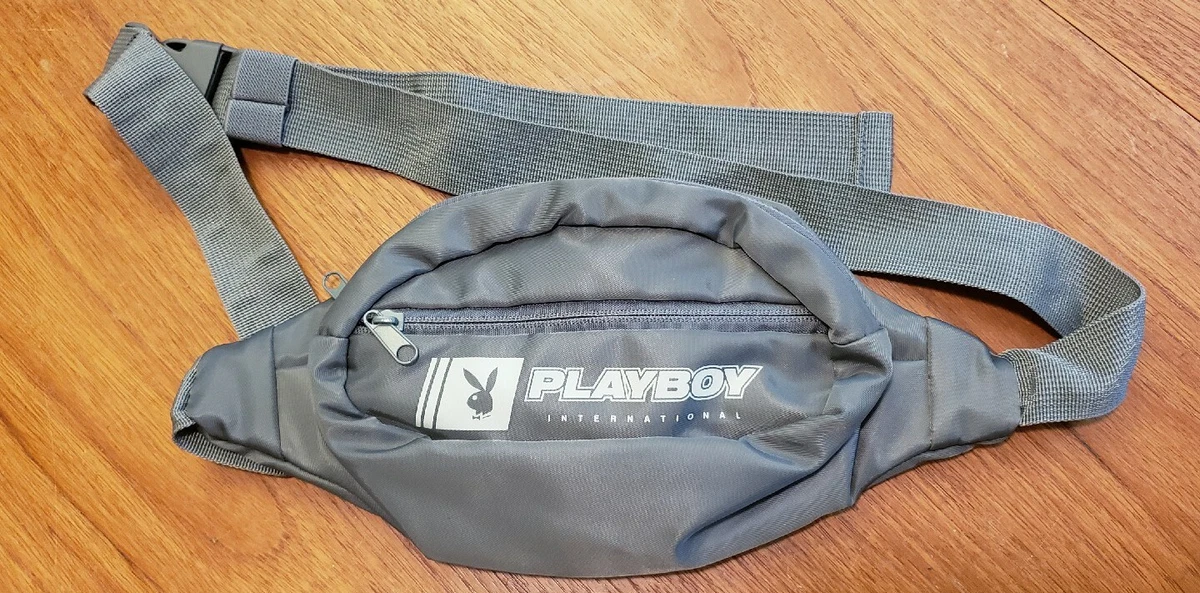 Playboy International Gray Fanny Pack hip pack bag