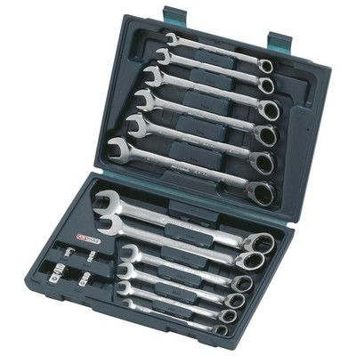 Edward Tools Ratschenschlüssel-Set, 7-teilig (8–19 Mm) – Chrom-Vanadium-Stahl, 72 Zähne, Mit Koffer