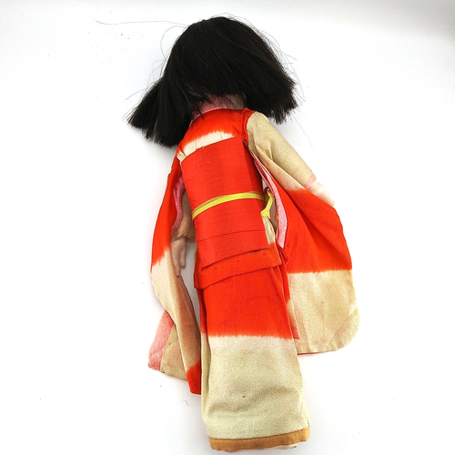Muñeca Ichimatsu Niña Geisha Japonesa De Colección Seda Kimono Vidrio Ojos Gofun - Imagen 12 de 12