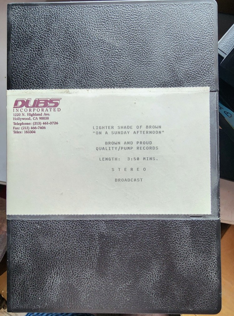 Shade Of Brown "on A Sunday Afternoon" Promo Press Kit U-matic 3/4" Tape