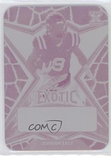 2022 Leaf Exotic Printing Plate Magenta Giraffe 1/1 Jerrion Ealy #BA-JE1 2q0