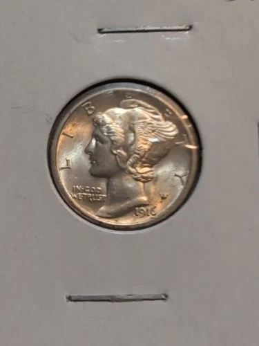 1916 P Mercury Dime Uncirculated