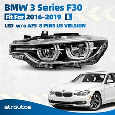 Led Headlight Wo Afs For 2016-2019 Bmw 3 Series F30 320i 340i 330i Left Driver