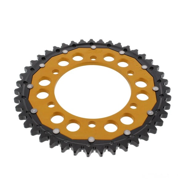 Kettenrad Alu Gold 43-ZäHne 530-Teilung FüR Suzuki GSX-R 1000 ZUF Bj. 2013-2014-image