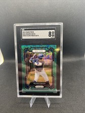 2024 Panini Prizm Green Scope Brando Mayea New York Yankees 35/75 SGC 8