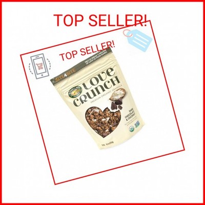 Love Crunch Organic Dark Chocolate & Coconut Granola, 11.5 oz (Pack of 1), Non-G