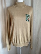 Vintage Polizei NRW Rollkragen Pullover Beige Uniform 80er/90er Gr. L Sammler