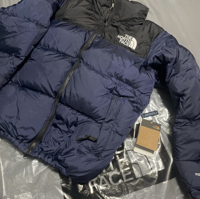 The North Face Men's 700 Insulated Puffer Jacket Navy Black S