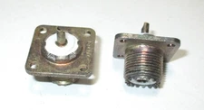 Amphenol SO-239A 74868 Coaxial RF Connector 2 Pcs. NOS
