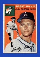 1954 Topps Set-Break # 21 Bobby Shantz EX-EXMINT *GMCARDS*