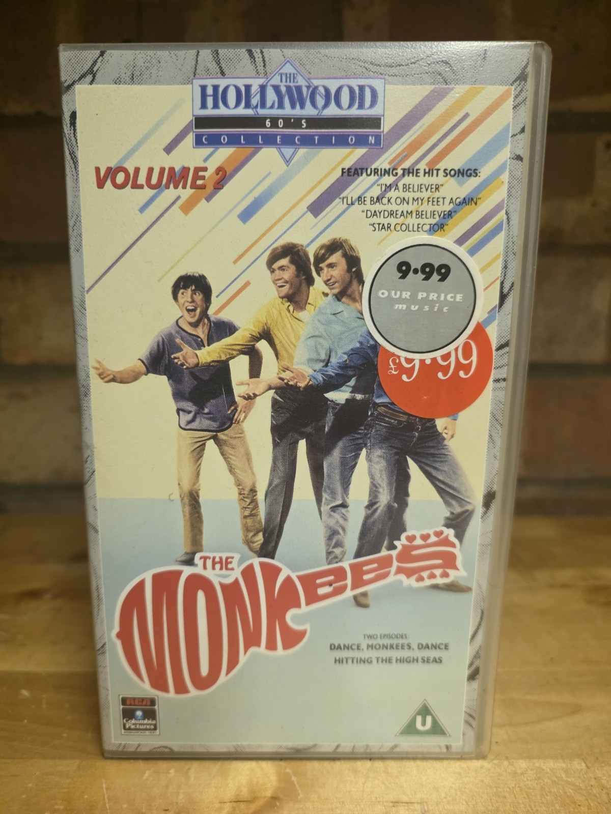 THE MONKEES - Volume 2 Television Series  VHS - Columbia Pictures - Sealed Tape
