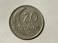 1926 P Peru 20 Centavos KM# 215.1