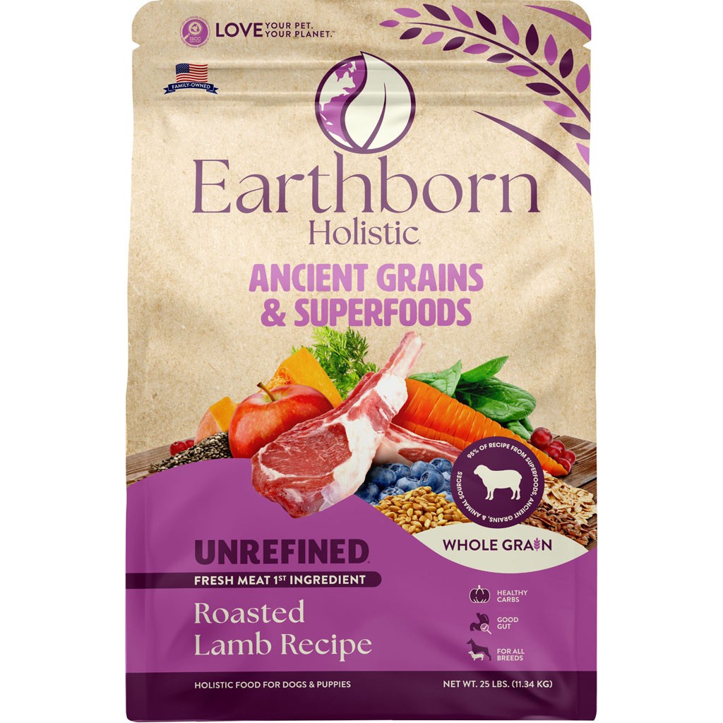EARTHBORN HOLISTIC UNREFINED WHOLE GRAIN DOG FOOD