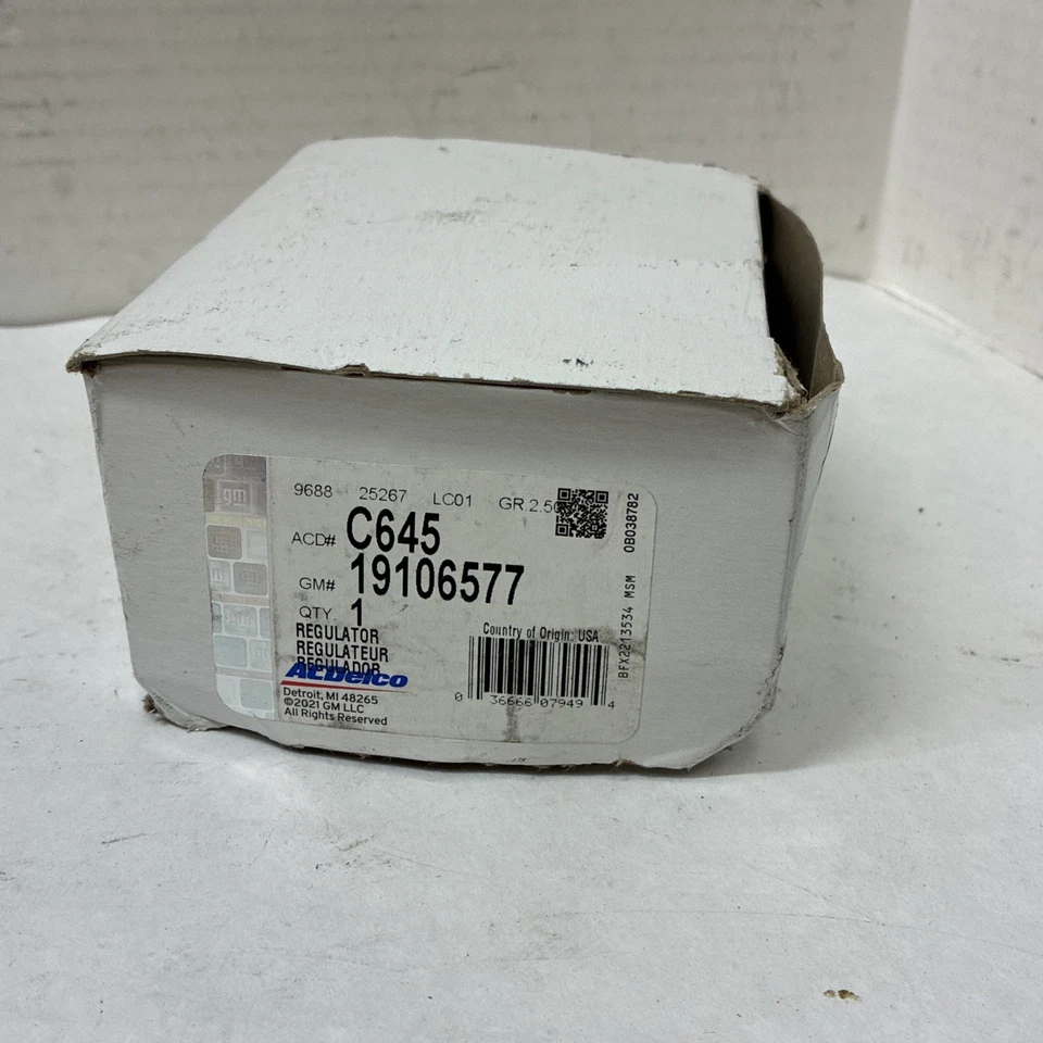 Acdelco C645 Professional™ Voltage Regulator. Fast, Free Shipping! - Image 2 of 2