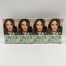 Clairol Natural Instincts Demi-Permanent Hair Dye, 6G Light Golden Brown 4 Pack