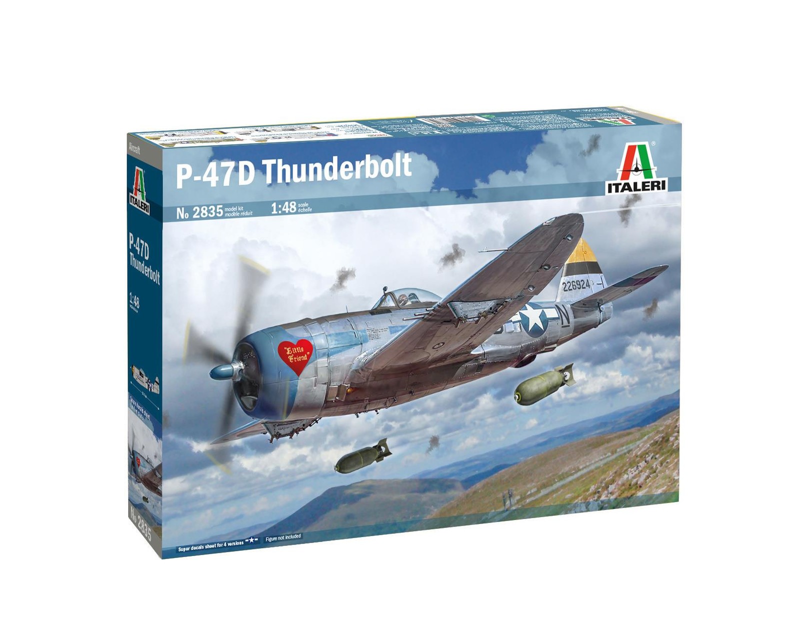 Italeri 2835 P-47D Thunderbolt (E.T.O.) 1:48 Scale Kit