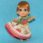 MATTEL Liddle Kiddle Storybook MIDDLE MUFFET doll complete dress w/ shawl