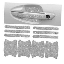 Bling Car Door Handle Protector, Bling Auto Doors Handles Sticker Anti White