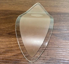 Vintage Pink Frosted Glass Inner Petal Replacement Part for Lotus Flower Lamp