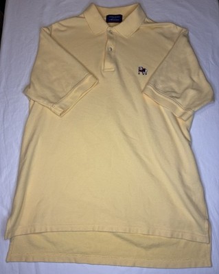 UGA Yellow Polo Shirt Medium From George Dean s Embroidered Bulldog Pre-2015