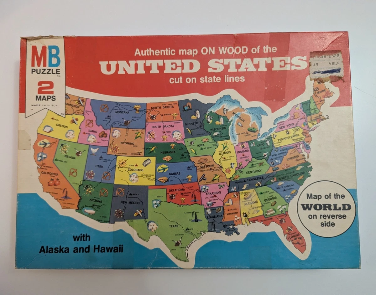 Milton Bradley Maps Puzzles for sale | eBay