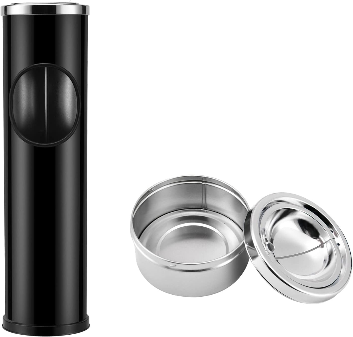 cigarette ashtray outdoor Standing Ashtray Outdoor for Patio, Large & Tall outside Ash Tray for  Cigarette