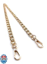 VersaKits 24 Inch Light Gold Purse Chain Strap Replacement Lightweight Alumin