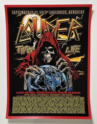 Sleep Token Louder Than Life Festival Poster Louisville 2025