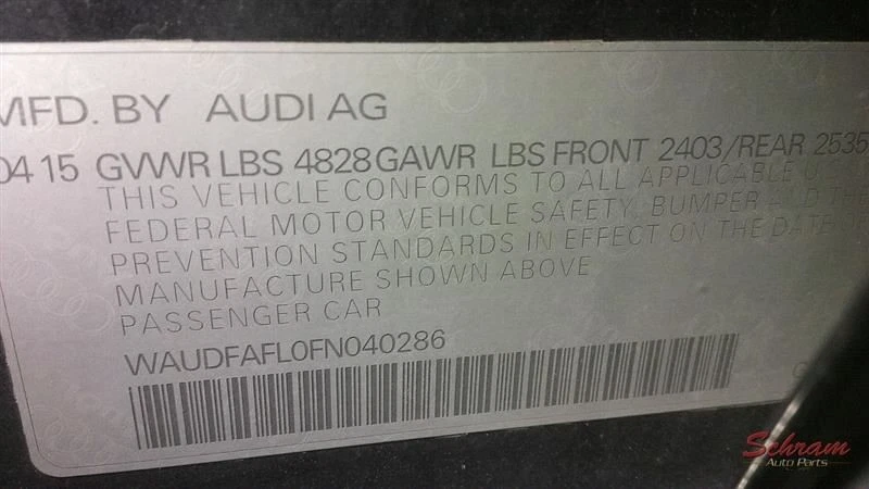 Правая передняя подушка безопасности на крышу для пассажира 8K0880742F подходит для Audi 1989297 - Изображение 4 из 4