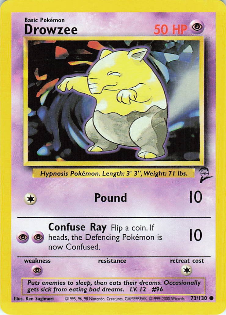 Drowzee Common LP 073/130 Ken Sugimori