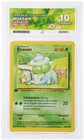 Pokemon Bisasam / Bulbasaur 44 1st Edition Base Set German ACE 10 Gem Mint Pop 1