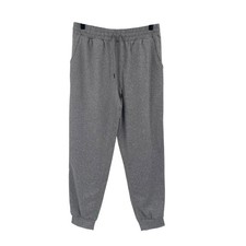 Quince Women  s Small Gray Joggers Recycled Polyester Spandex Drawstring Athletic