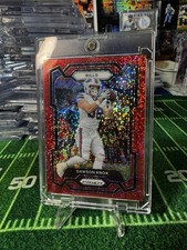 2023 Panini Prizm - Dawson Knox #28 Red Sparkle Prizm