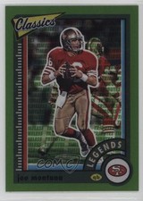 2022 Classics Timeless Tributes Premium Edition Green 19/20 Joe Montana HOF 9o3