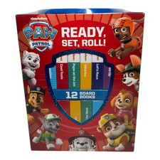 Nickelodeon PAW Patrol Ready, Set, Roll 12 Board Books by PI Kids New