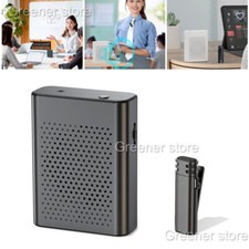 Portable Upgraded Voice Amplifier with Wireless Lapel Microphone for Teachers