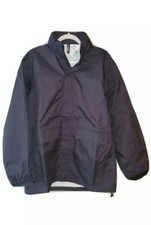 Condor Rain Jacket Protective Clothing With Hood Blue Small Zipper Elastic Cuffs