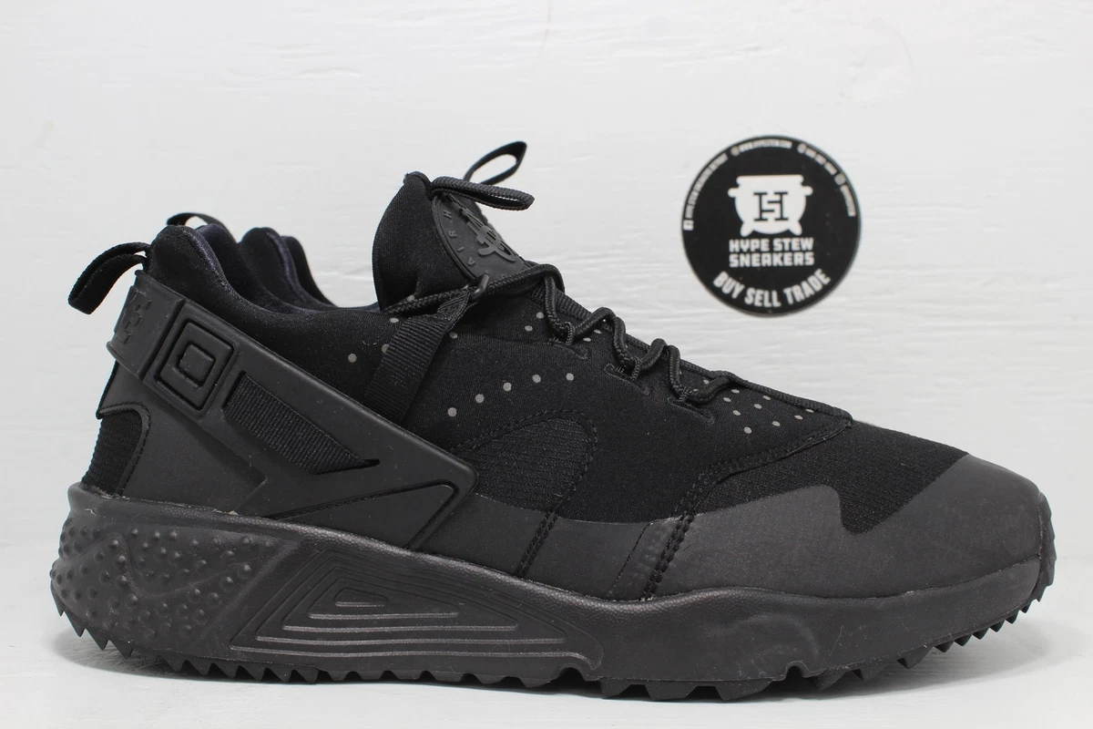 Bridge pier was ernstig Nike Air Huarache Utility Triple Black Size 10.5 | eBay