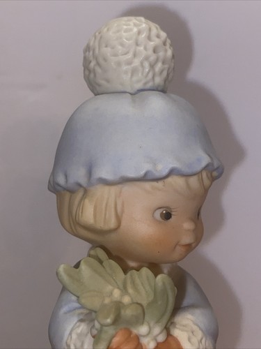 Enesco Memories Of Yesterday “Hoping To See You Soon” 1990 Cute Girl Figurine - Picture 12 of 14