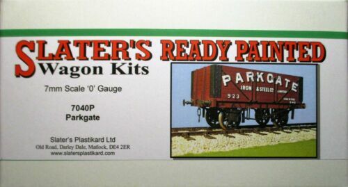 Slaters 7040P Parkgate Repasser & Acier Wagon Peint Kit + Roues & 0 Échelle - Afbeelding 1 van 8