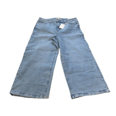 Dex NWT Milly Jeans Wide Leg Baggy Light Wash Denim Coastal Cowgirl Waist 32