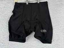 Performance Cycling Shorts Women Medium Black Nylon Spandex Padded