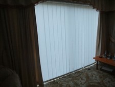 HILLARYS VERTICAL 5" (13CM) NEW WHITE FLORENCE DESGHN LOUVRES ONLY