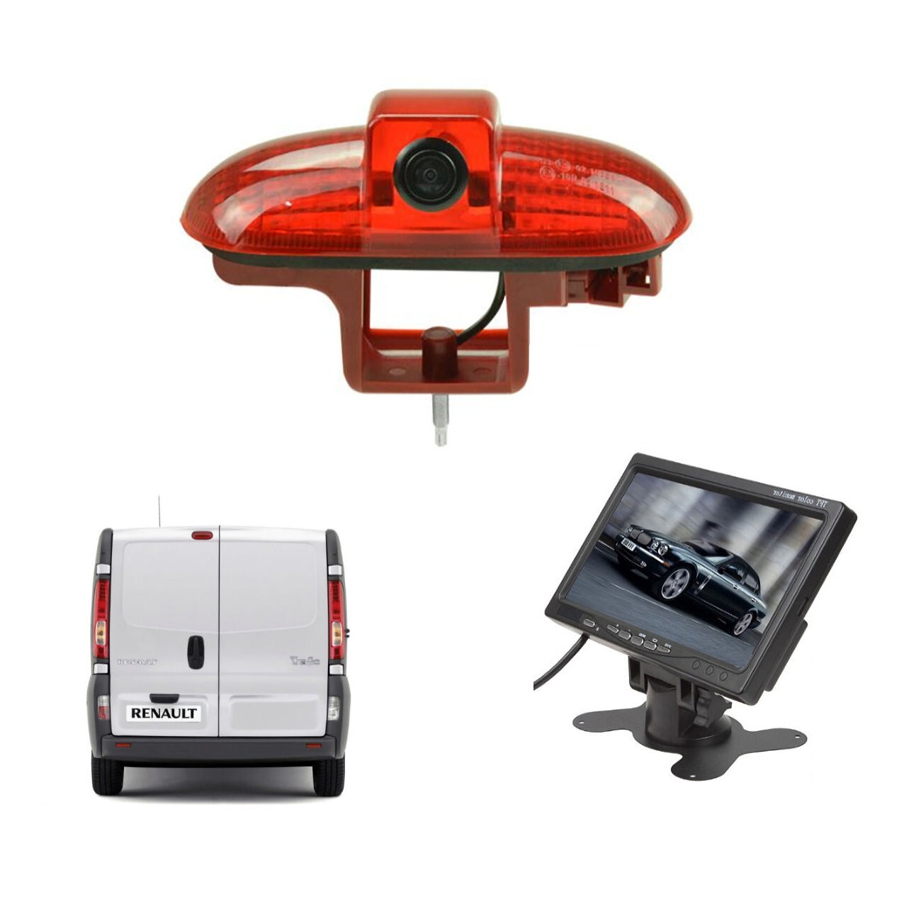 Reversing Camera and Dash Monitor Suitable For Renault Trafic Van 2001 - 2014