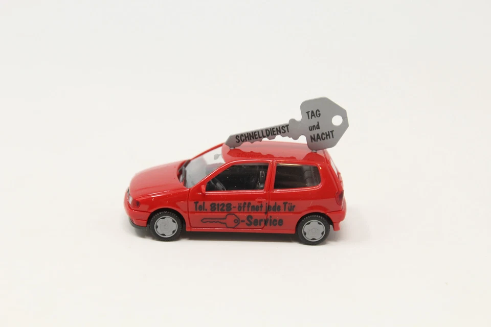HO 1:87 Herpa Volkswagen VW Polo Vehículo de Servicio Rápido Coche Rojo Foto 2 de 4