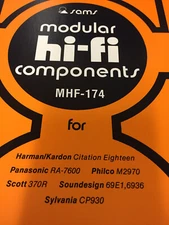 MHF-174 HI-FI SAMS MANUAL  HARMAN PANASONIC PHILCO SCOTT SOUNDESIGN SYLVANIA NOS
