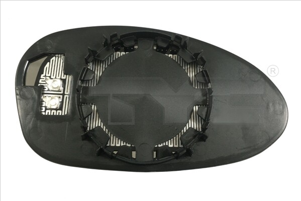 Left TYC 303-0098-1 Mirror Glass, outside mirror for BMW