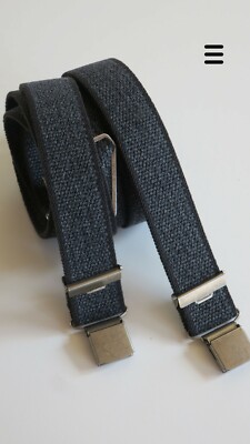 X-Hosenträger anthrazit-mel. sehr stabil und robust - handmade @ebel-heine