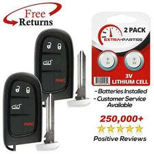 2 Remote Key Fob 4btn for 2013 2014 2015 2016 2017 Ram